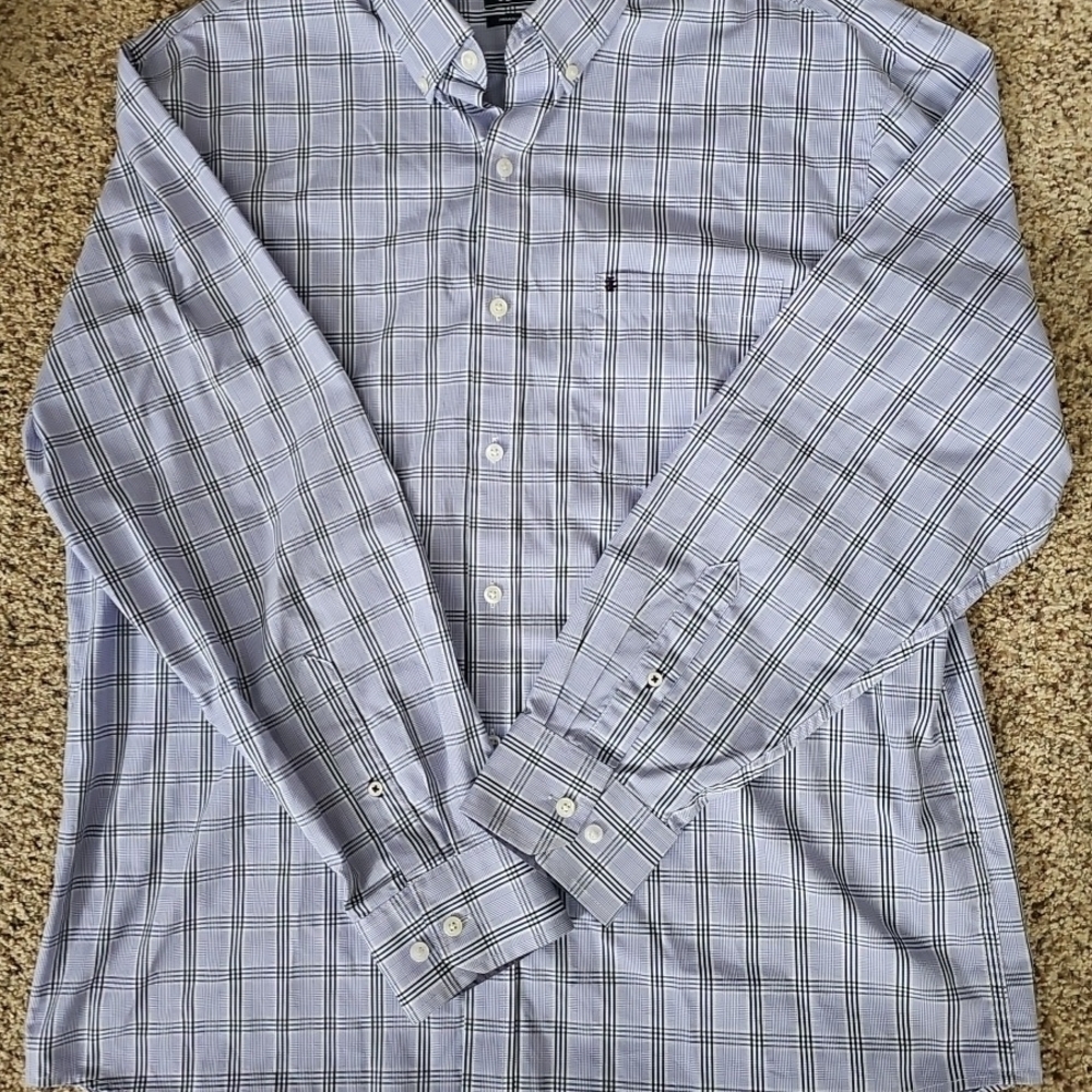 Men's Blue Checkered Shirt